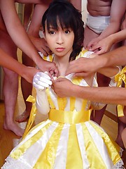 Japanese teen bukkake porn