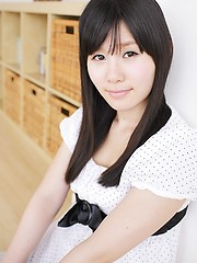 Small tits and shaved pussy of cute asian girl  Atsuko Kitamura