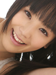 Yuri Hamada Asian in long socks and heels shows big jugs in bra